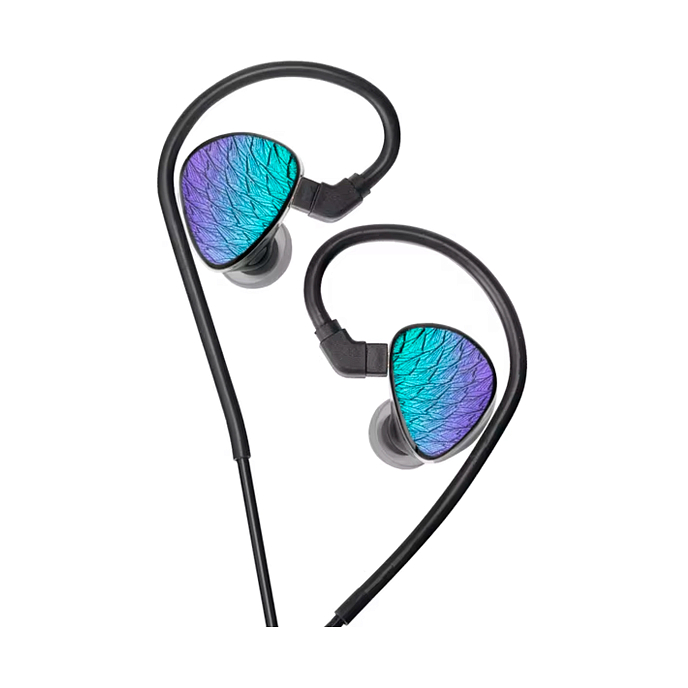 Наушники внутриканальные Celest Wyvern Black Remaster (without Mic) Malachite Violet 4.4mm - рис.0