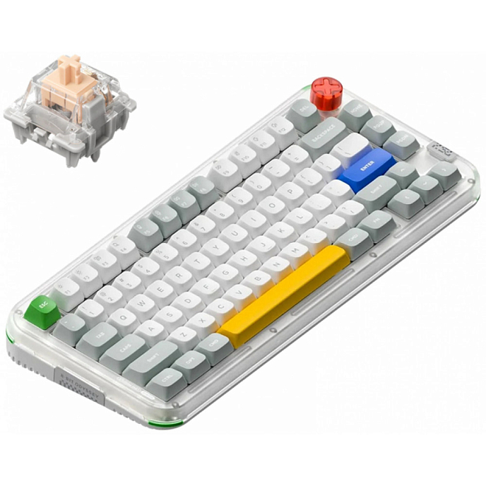 Клавиатура NuPhy Kick75 IO Blush Max Switch White - рис.0