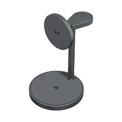 Беспроводная зарядка Magssory Base Pro Qi2 Midnight 3in1 for Apple