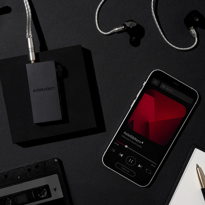 Усилитель для наушников с ЦАП Astell&Kern AK HB1 Shadow Black - рис.11