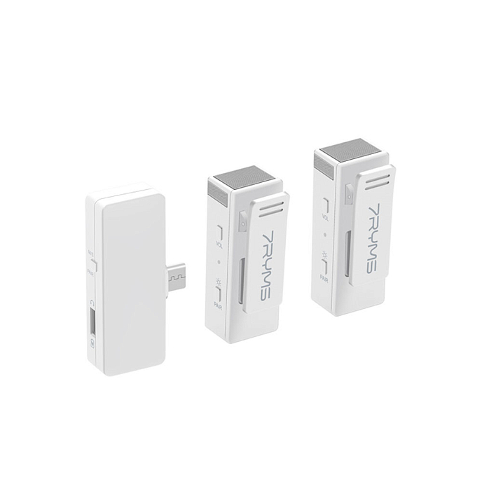 Микрофон беспроводной 7Ryms RimoMic PRO UC White - рис.1