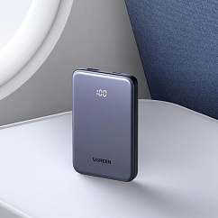 Внешний аккумулятор Ugreen PB507 10000mAh Two-way Fast Charging 20W Power Bank Gray