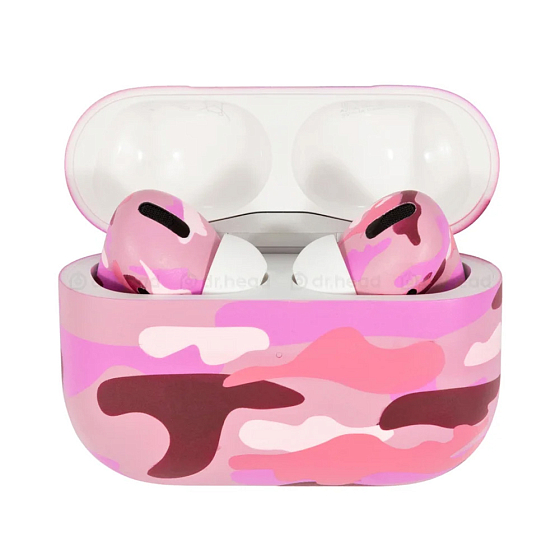 Беспроводные наушники Apple AirPods Pro 2nd gen with MagSafe USB-C (2023) Pink Camo Matte - рис.0