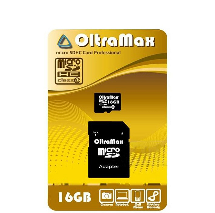 Карта памяти OltraMax microSDHC Class 10 16GB - рис.0