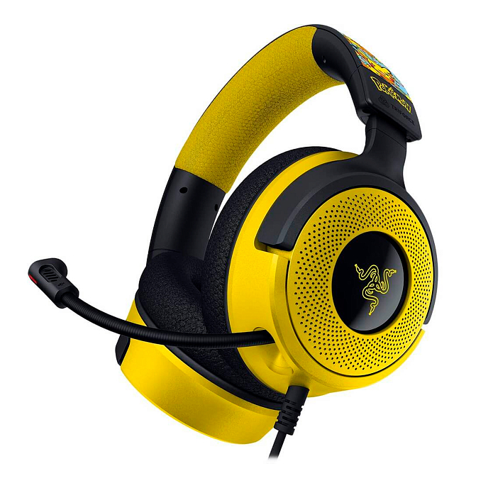 Игровая гарнитура Razer Kraken V4 X Pokemon Kanto Starters Edition Black/Yellow - рис.1