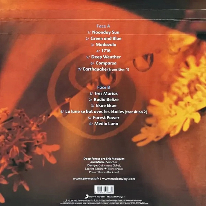 Пластинка Deep Forest - Comparsa - (coloured) LP - рис.2