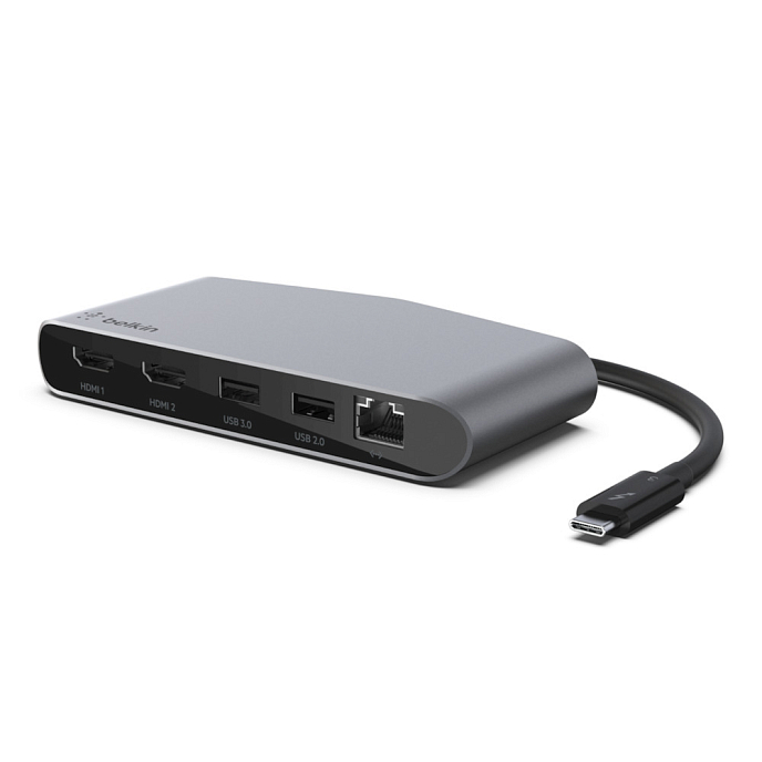 Адаптер Belkin Thunderbolt 3 Dock Mini HD Black - рис.5