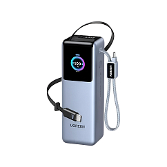 Внешний аккумулятор Ugreen PB728 200W 25000mAh 2USB-C Grey