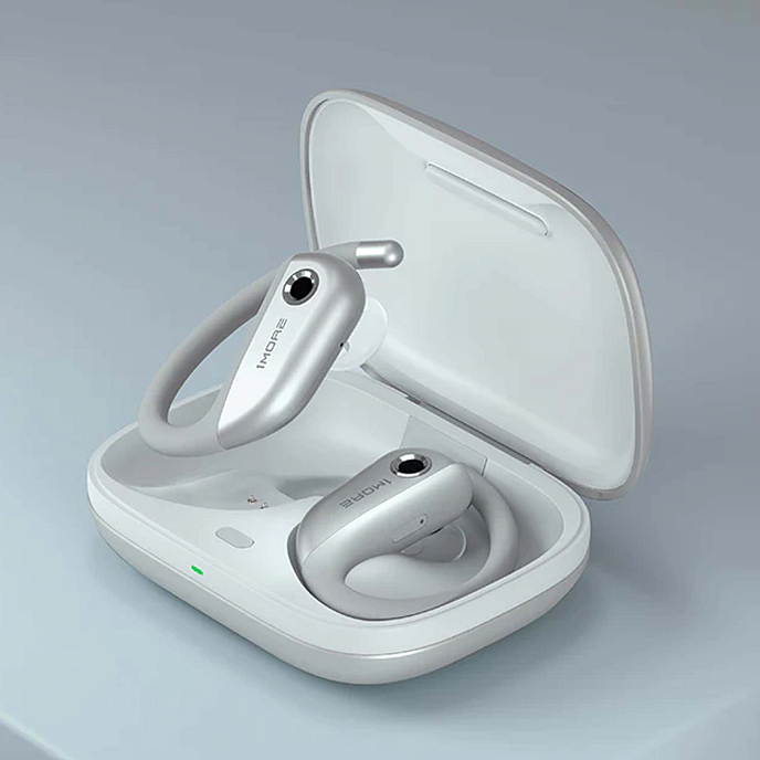 Беспроводные наушники 1MORE FIT Open Earbuds S50 Silver - рис.7