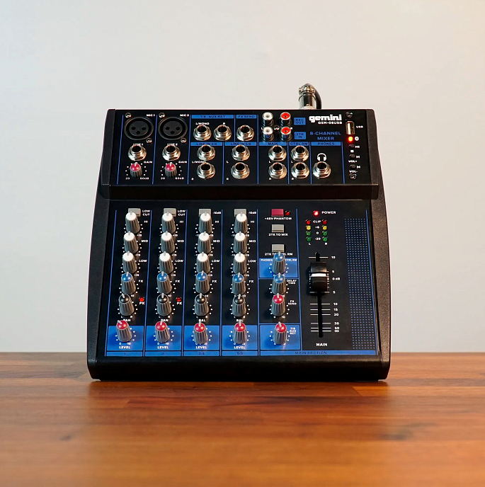 Микшерный пульт Gemini GEM-08USB - рис.3