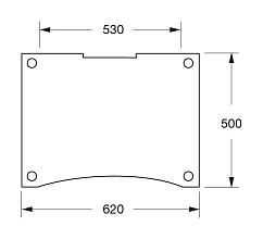 Стойка для Hi-Fi Creaktiv Little Reference 1-3 Black Silver