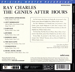 CD-диск Ray Charles – The Genius After Hours - MFSL - SACD