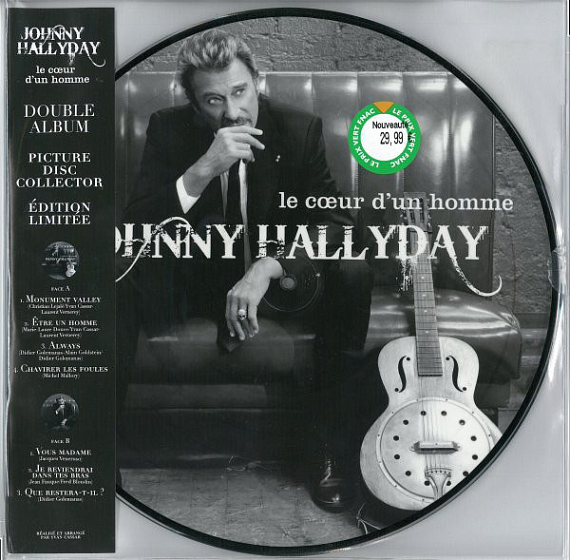 Пластинка Johnny Hallyday - Le C?ur D'Un Homme - рис.0