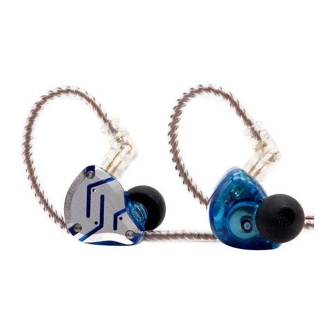 Наушники внутриканальные KZ ZS10 Pro Blue without mic - рис.0