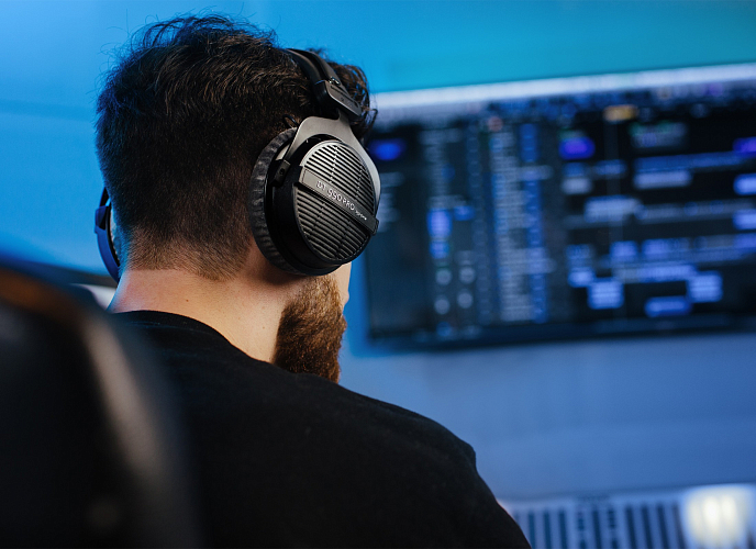 Наушники мониторные Beyerdynamic DT 990 PRO 80 Ω LE black полноразмерные наушники открытого типа_OpenBox - рис.6
