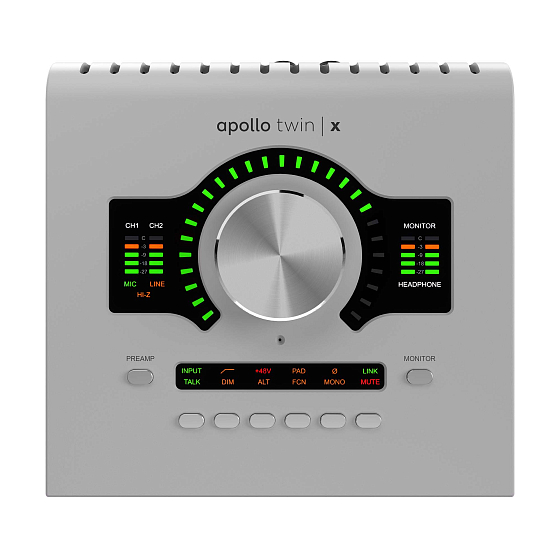 Аудиоинтерфейс Universal Audio Apollo Twin X QUAD Gen 2 Studio+ Edition Silver - рис.0