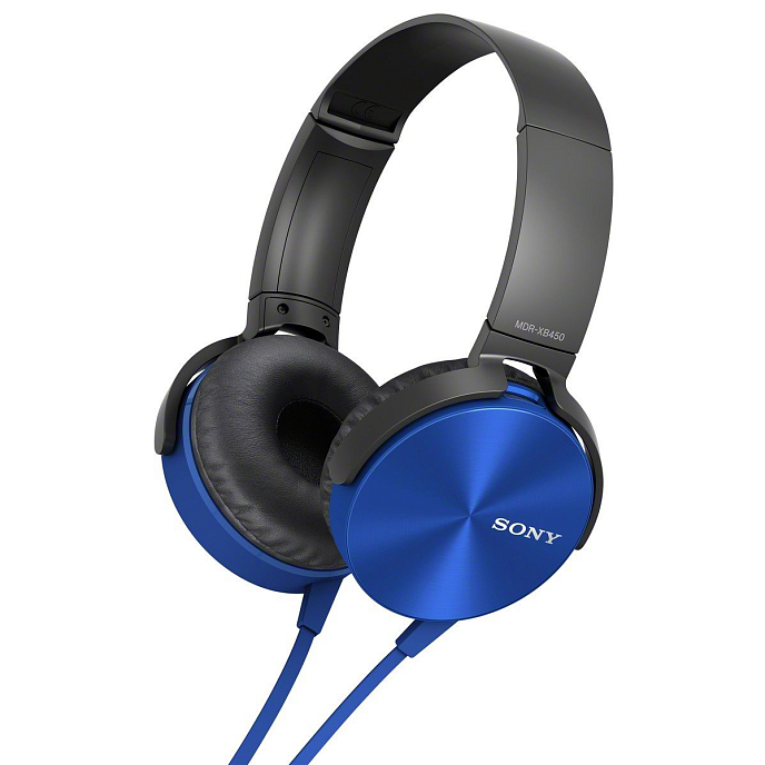 Наушники Sony MDR-XB450AP Blue - рис.0