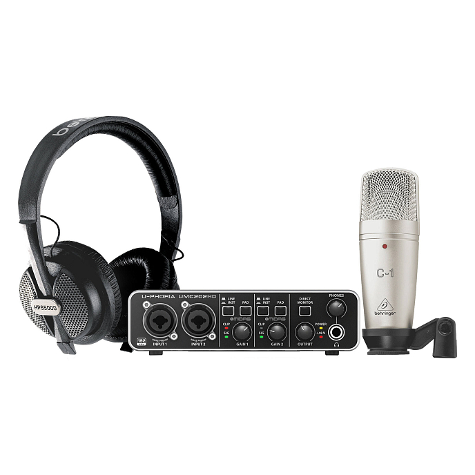 Комплект для звукозаписи Behringer U-Phoria Studio Pro - рис.0