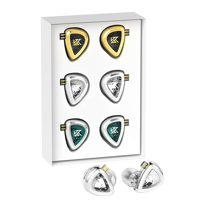 Наушники внутриканальные KZ EDA (3 pairs set) with mic Silver - рис.1