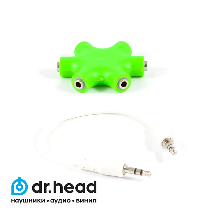 Разветвитель для наушников AXES SPT-6Gex Green - рис.1