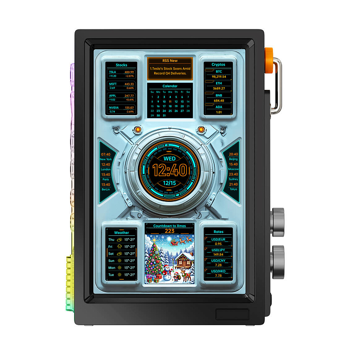 Портативная колонка Divoom Times Frame Black - рис.1