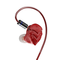 Наушники внутриканальные Hidizs MK12 x DucBloke 4.4mm Red