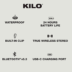 Портативная колонка Skullcandy Kilo Bone Orange Glow