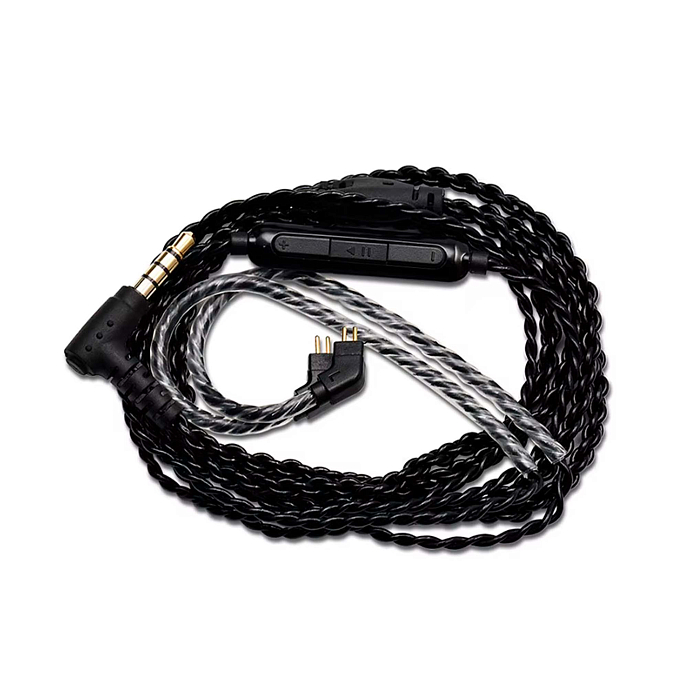 Кабель Celest Jimo Black 2pin 0.78 3.5mm 1.2m - рис.0