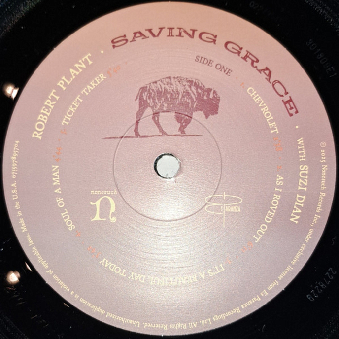 Пластинка Robert Plant With Suzi Dian - Saving Grace LP - рис.5