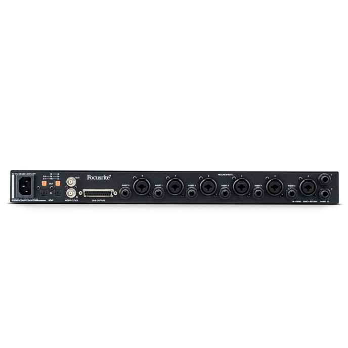 Микрофонный предусилитель Focusrite Clarett+ OctoPre Black Red - рис.2