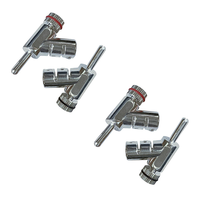 Разъём Wireworld Locking Banana Plugs Silver pack of 4 - рис.0