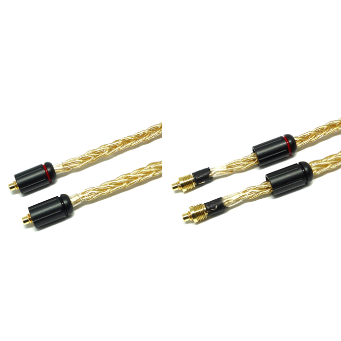Кабель Nobunaga Labs Supreme Miotukusi Kiwami Gold MMCX - 4.4 mm - рис.2