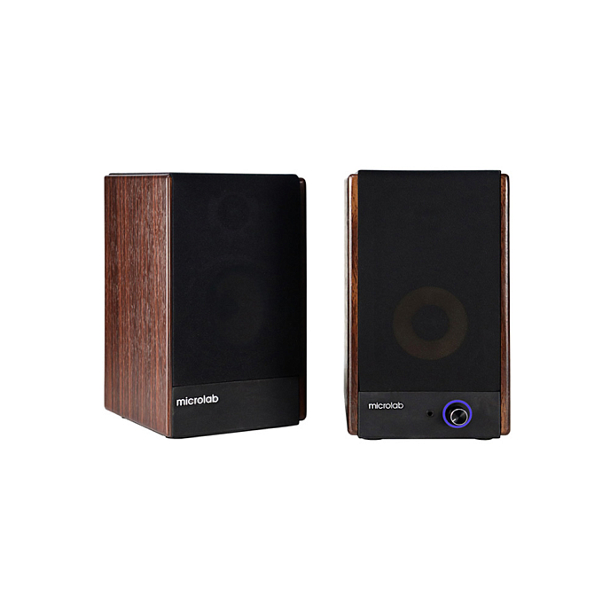 Полочная акустика Microlab SOLO 3 brown полочная акустика 2.0 с Bluetooth (пара)_OpenBox - рис.1