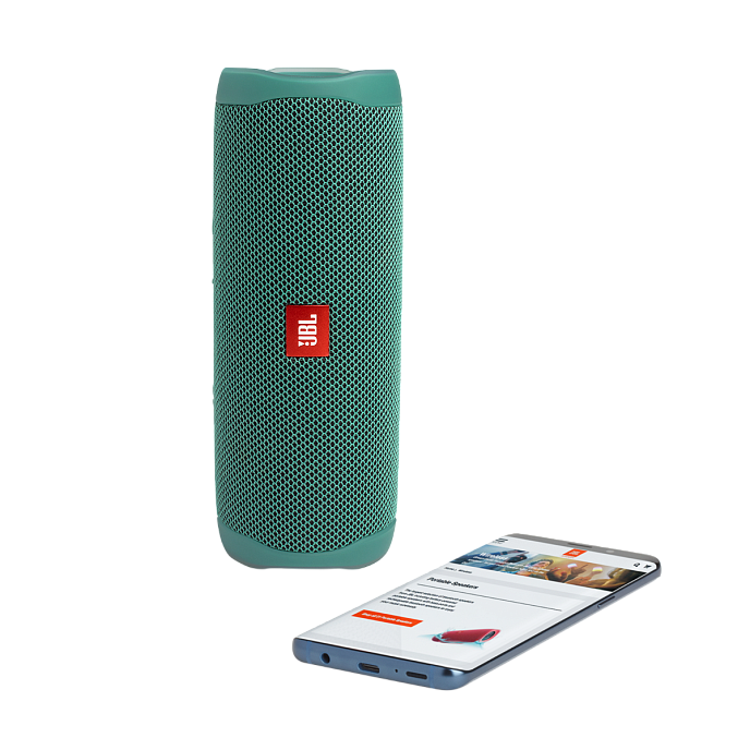 Портативная колонка JBL Flip 5 Eco Edition Green - рис.7