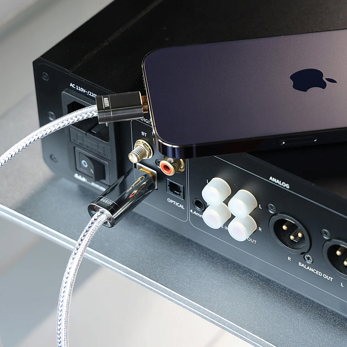 Кабель ddHiFi TC09BL Lightning - USB-B 0.5m - рис.4