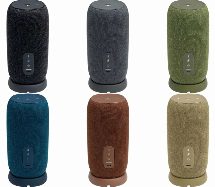 Портативная колонка JBL Link Portable Yandex Blue - рис.4