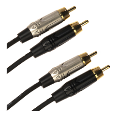 Кабель Quik Lok JUST-4RCA 2xRCA - 2xRCA 1m
