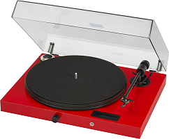 Проигрыватель винила Pro-Ject JUKE BOX E (OM 5e), RED - виниловый проигрыватель, цвет красный (SN 22S014460)_Уценка