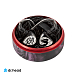 Чехол для наушников Dr.Head Skull&Rose Round IEM Case - рис.2 Чехол для наушников Dr.Head Skull&Rose Round IEM Case - рис.2