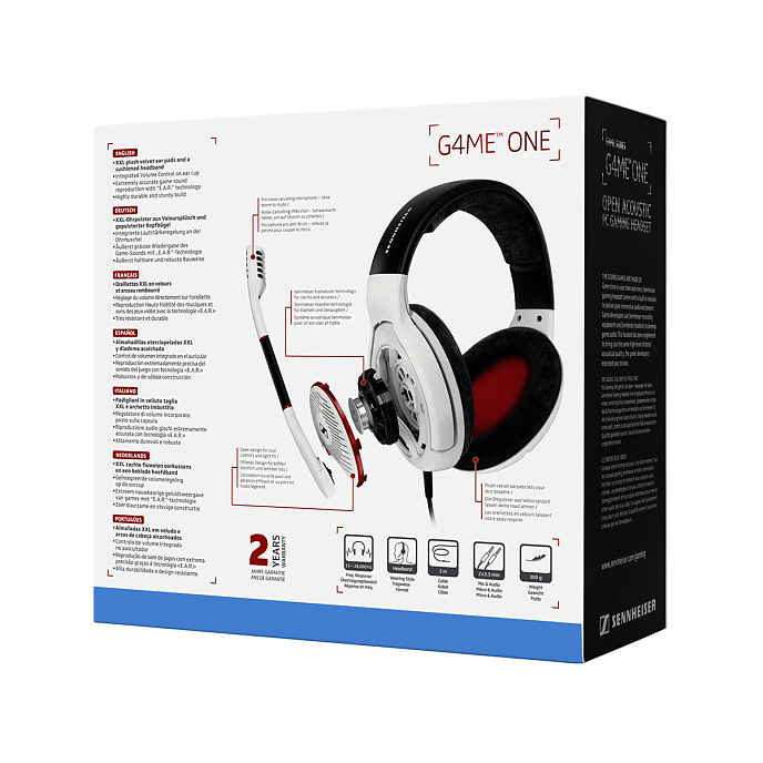 Игровая гарнитура Sennheiser G4ME One White - рис.7