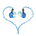 - рис.1 IEM наушники Kinera Idun 2 Golden White Blue - рис.1