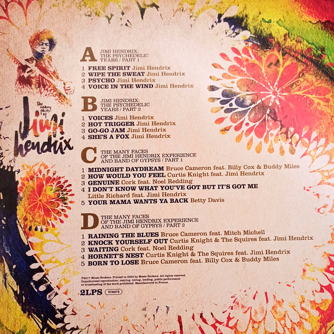 Виниловая пластинка Various Artists - The Many Faces Of Jimi Hendrix - Coloured LP - рис.1