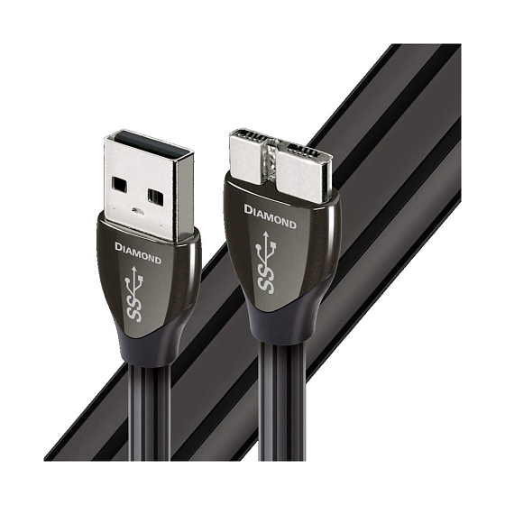 Кабель AudioQuest Diamond USB 3.0 - USB 3.0-Micro 1.5m - рис.0