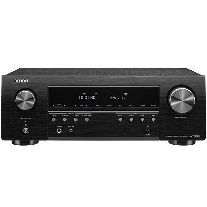 Ресивер Denon AVR-S650H Black - рис.1
