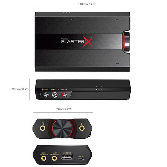 Звуковая карта sound blaster g6