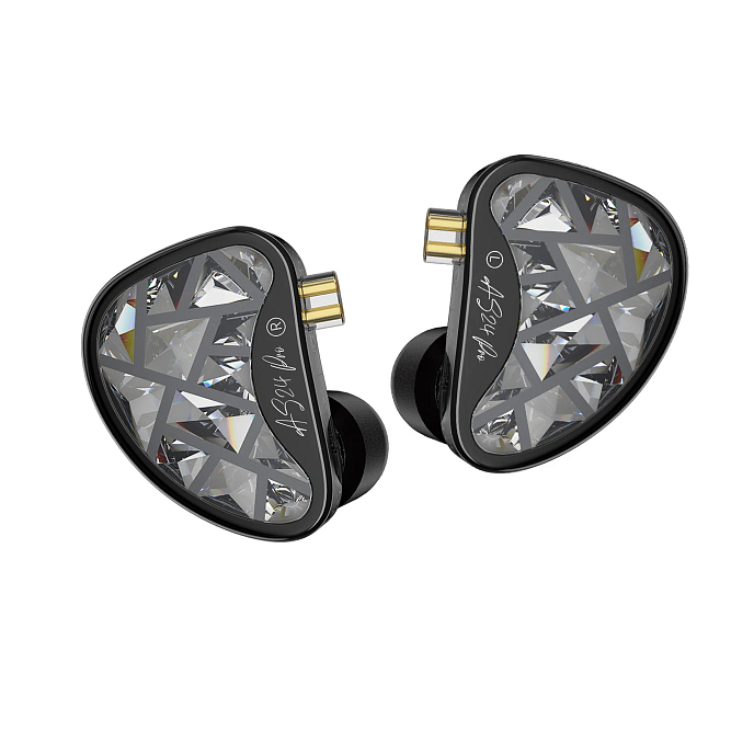 Наушники внутриканальные KZ AS24 Pro (no switch) without mic Black - рис.1