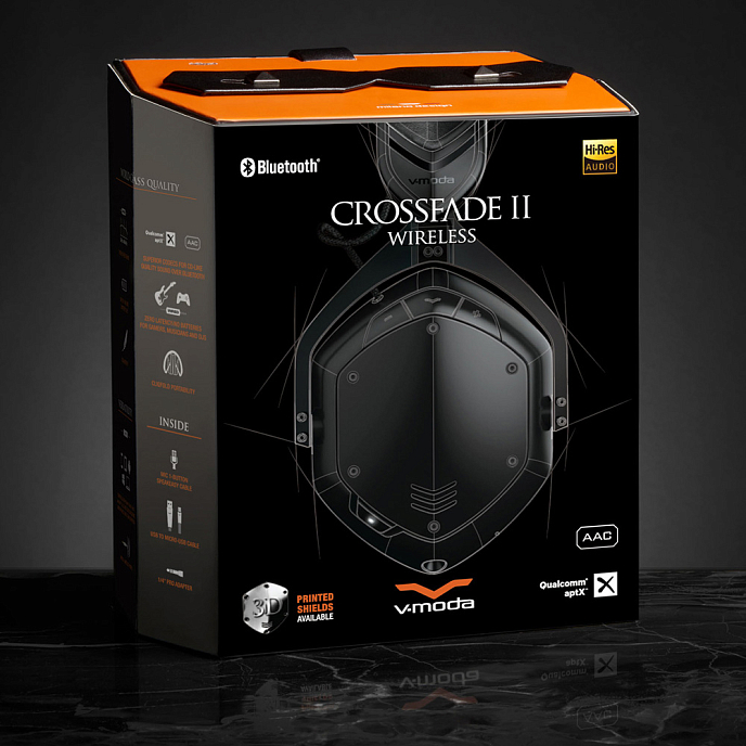 Беспроводные наушники V-Moda Crossfade 2 Wireless Codex Edition Matte Black - рис.9