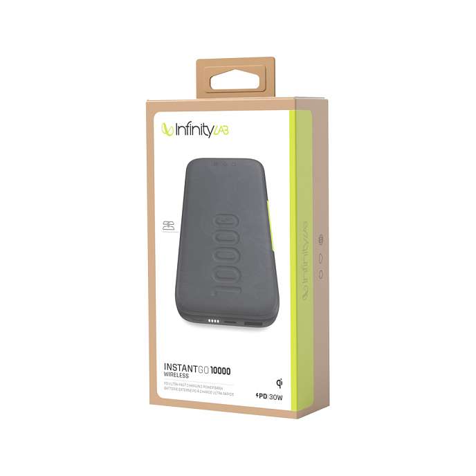 Внешний аккумулятор InfinityLab InstantGo 10000 Wireless Black - рис.4