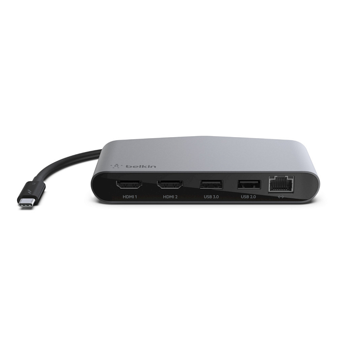 Адаптер Belkin Thunderbolt 3 Dock Mini HD Black - рис.0