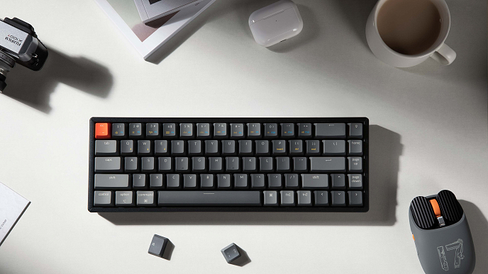 Клавиатура Keychron K6-W1 Gateron G Pro Brown Switch - рис.1